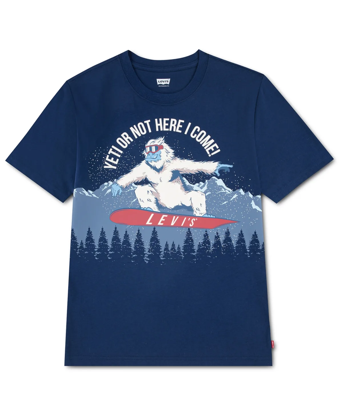 Shredding Yeti Graphic T-Shirt by Levi's