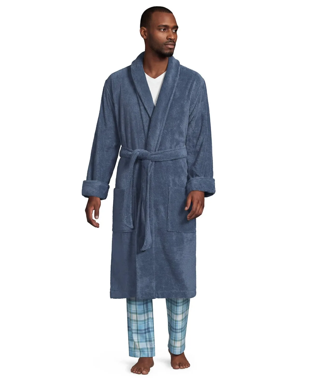 Calf Length Turkish Terry Robe by Lands' End