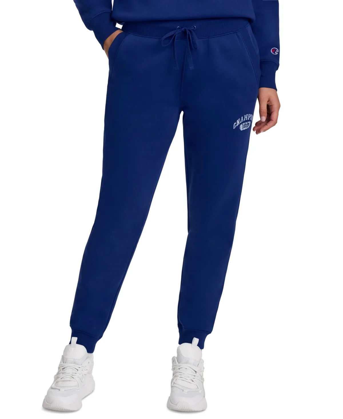 Powerblend Fleece Graphic-Print Sweatpants by Champion