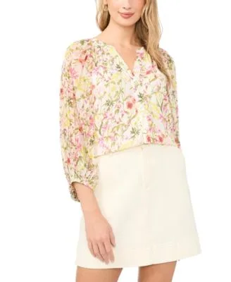 V Neck Blouse by Vince Camuto