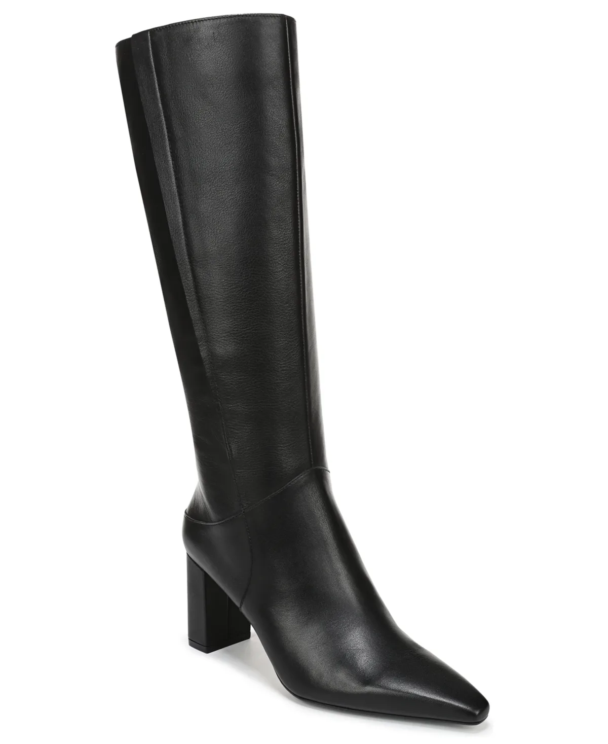 Extra Wide-Calf Farryn Pointed Toe Tall Boots - Leather