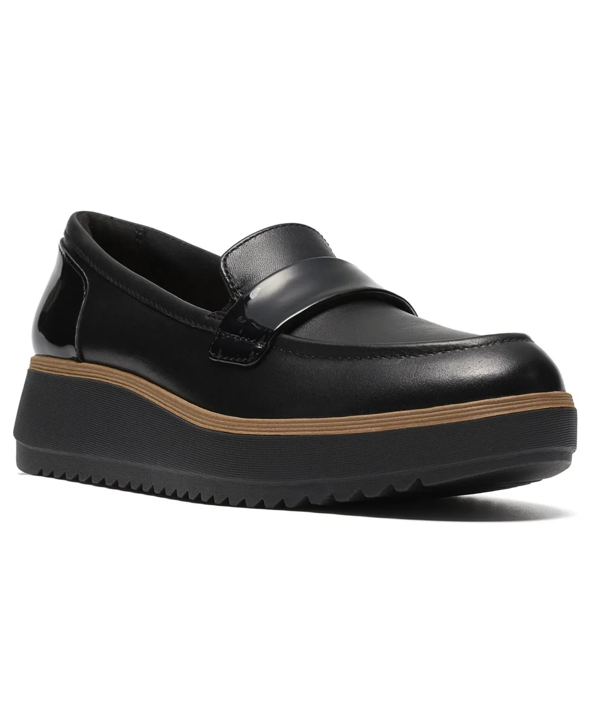 Zylah Mia Platform Leather Loafers