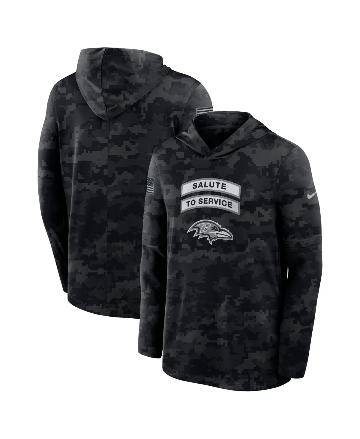 Baltimore Ravens Sideline Lightweight Hooded Pullover by Nike