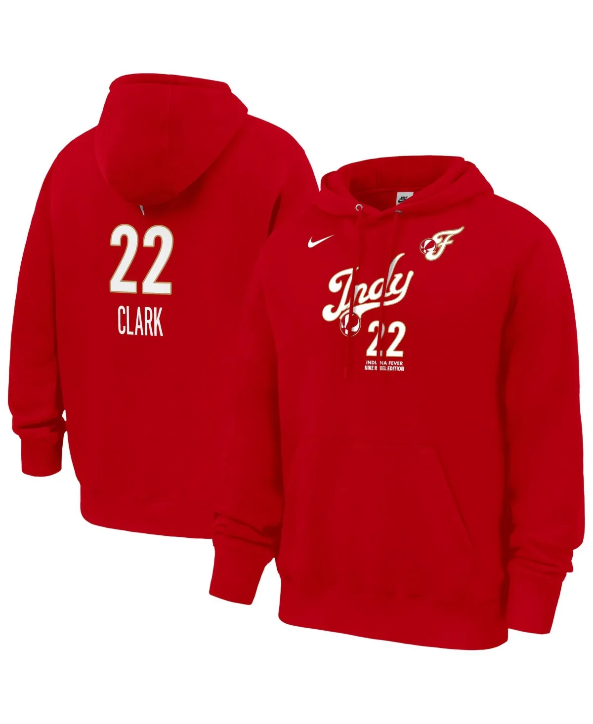 Caitlin Clark Indiana Fever Rebel Edition Name Number Hoodie by Nike
