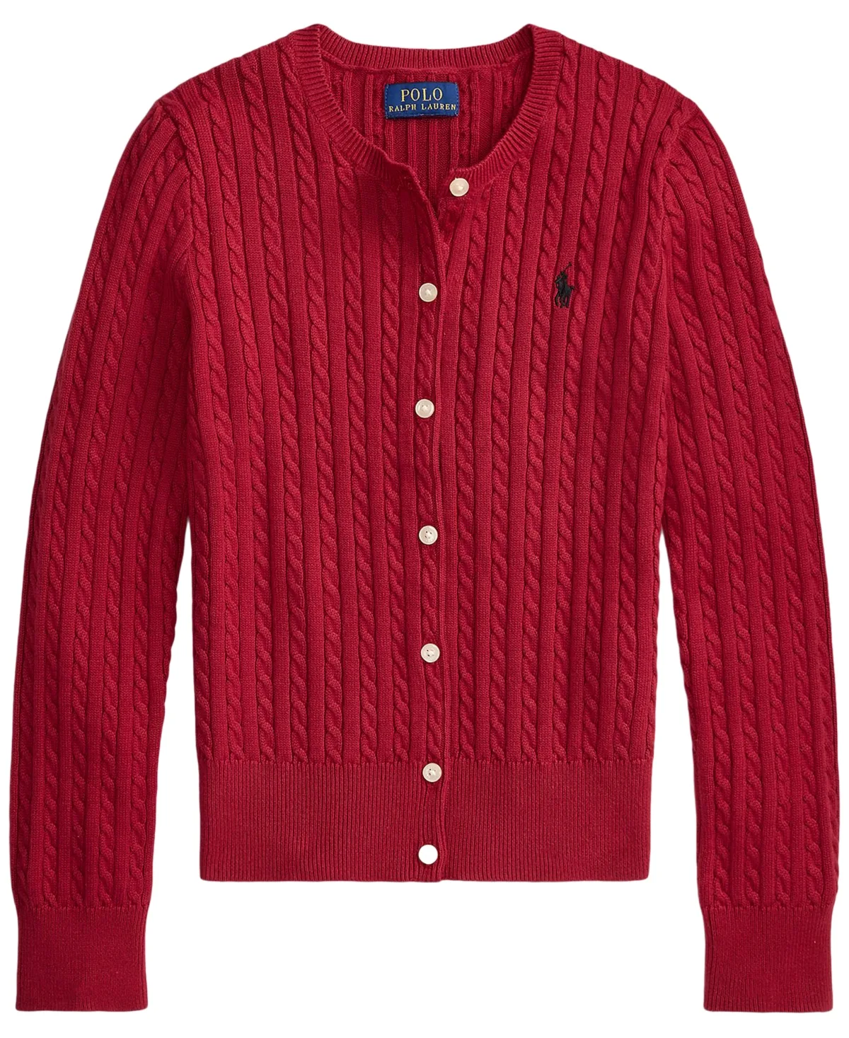 Mini-Cable Cotton Cardigan by Polo Ralph Lauren