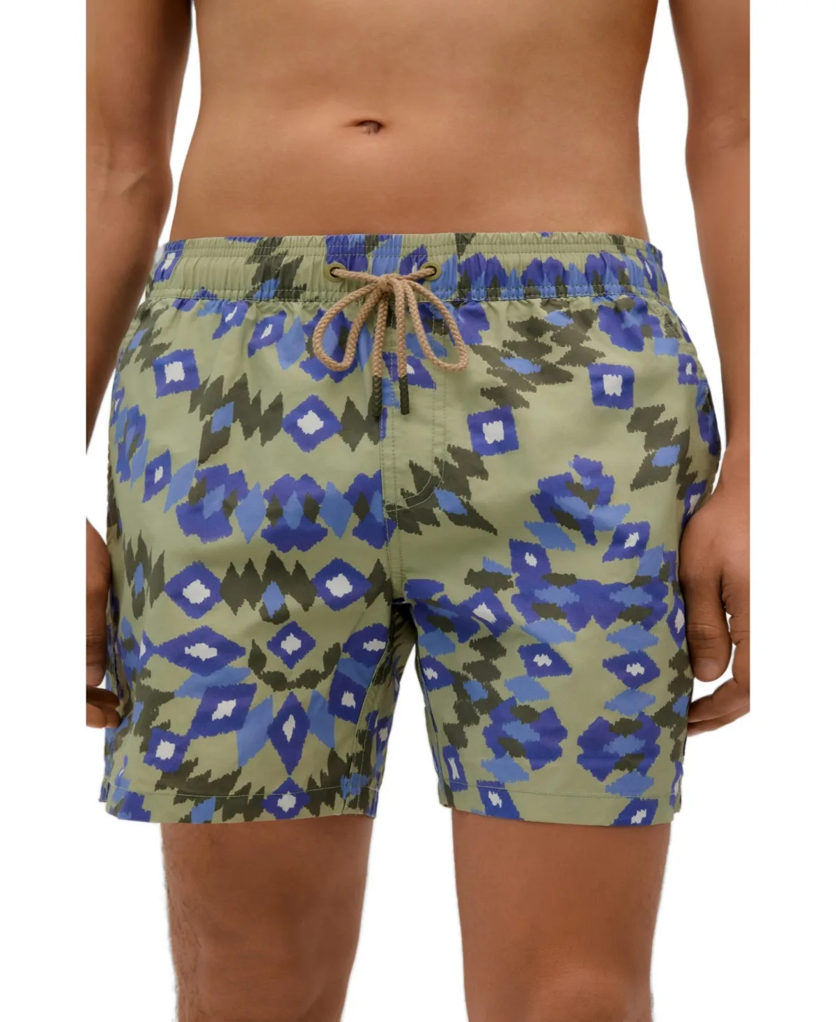 Ikat Lined Swim Trunks by Scalpers