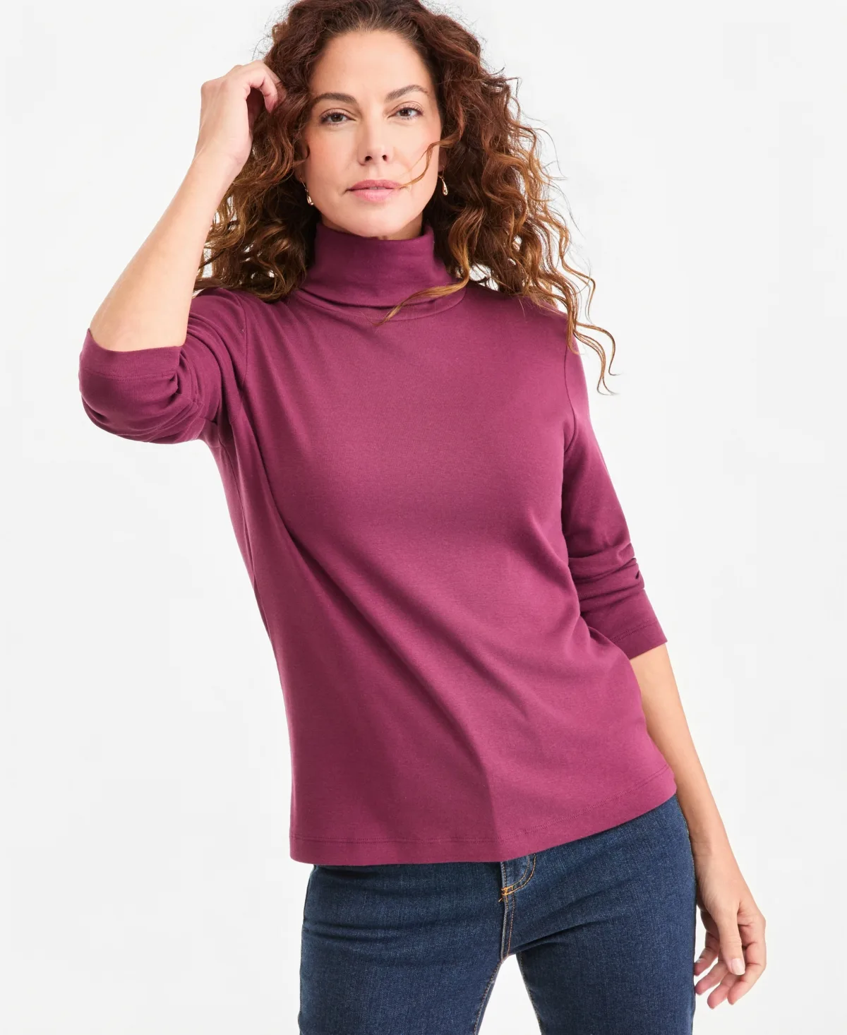 Long-Sleeve Knit Turtleneck by Style & Co
