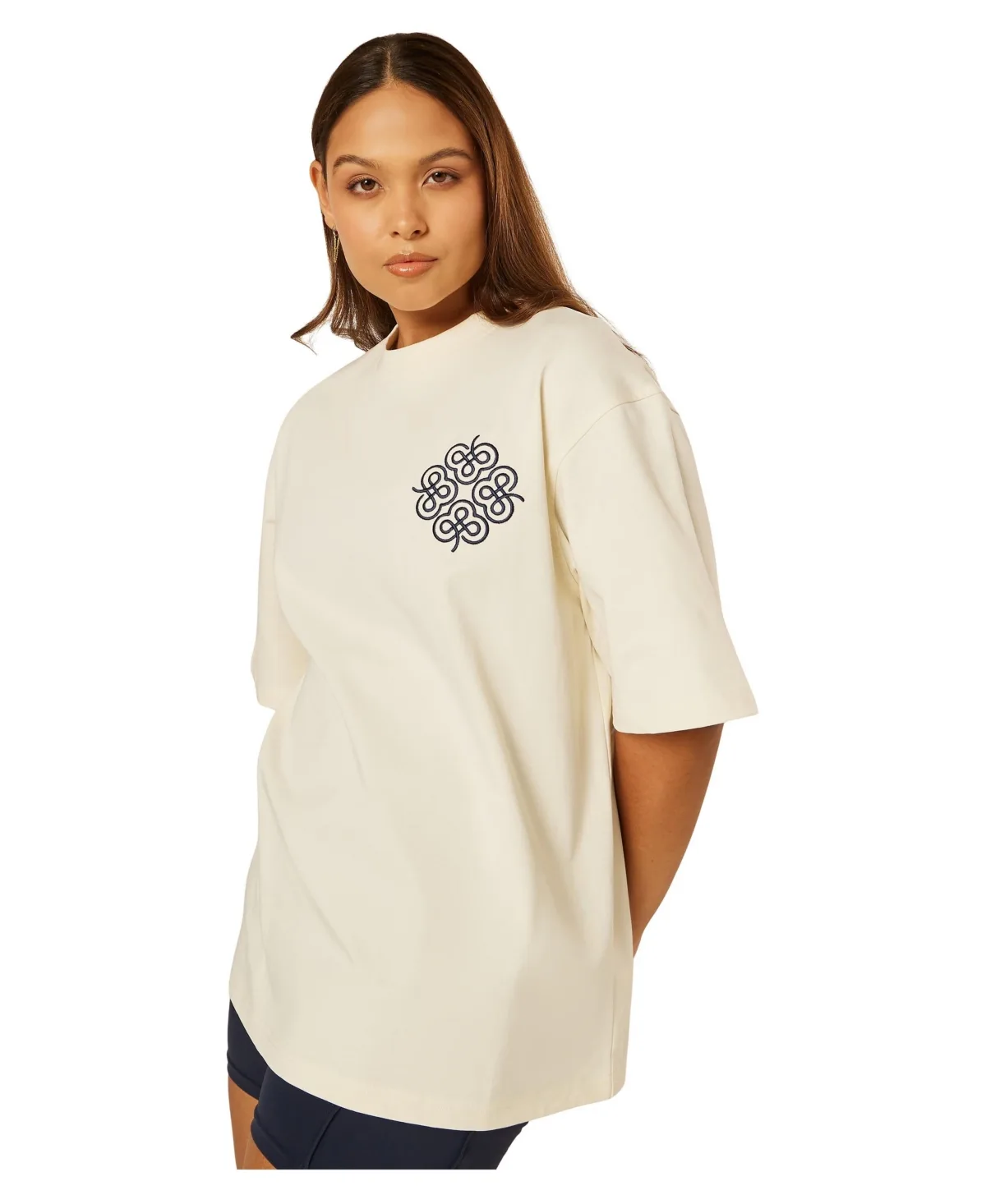 Be the Ace Short-Sleeve Crew Neck Oversized T-Shirt by Be Athletica