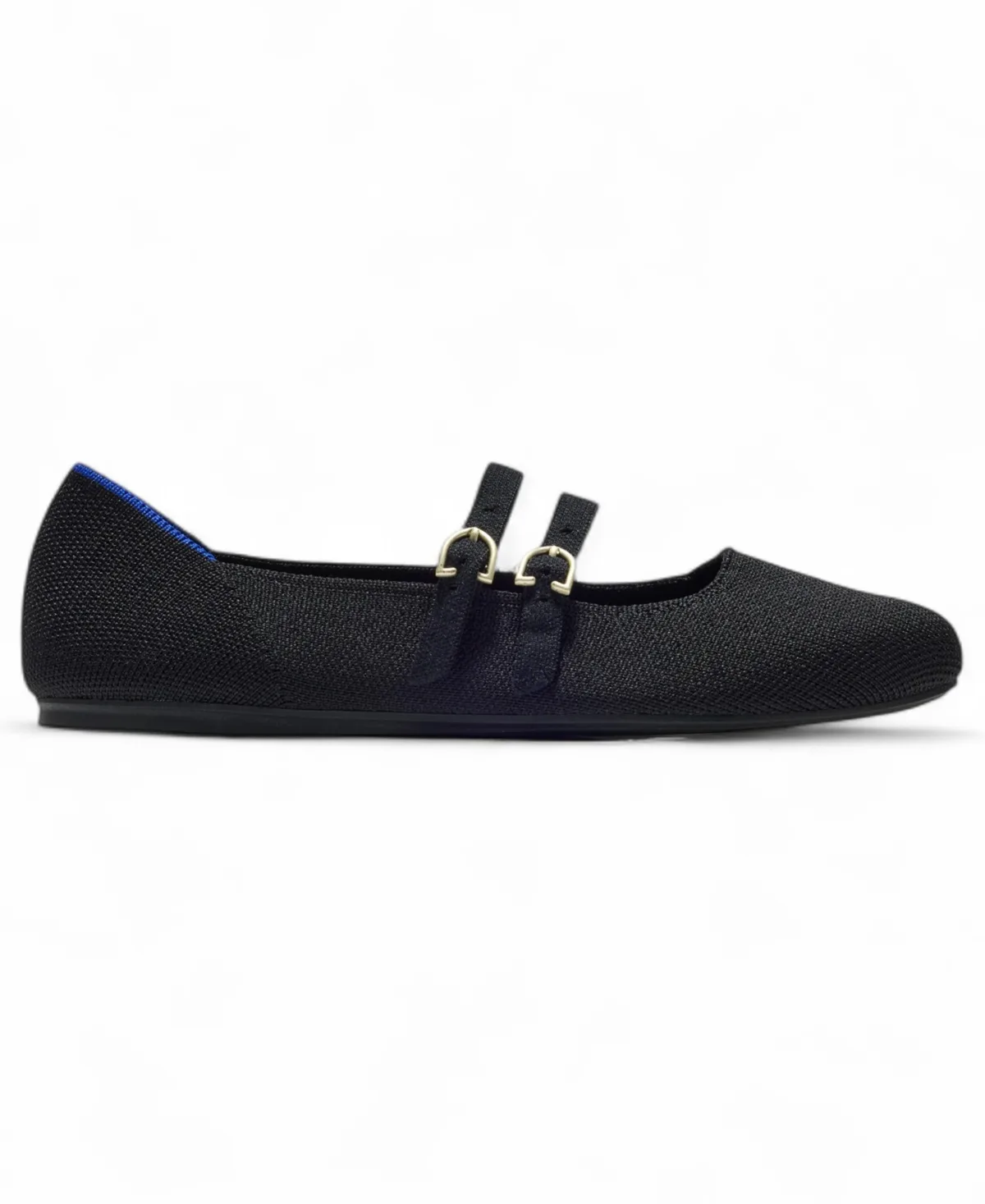Double Buckle Square Toe Adjustable Mary Jane Flats by Rothy's