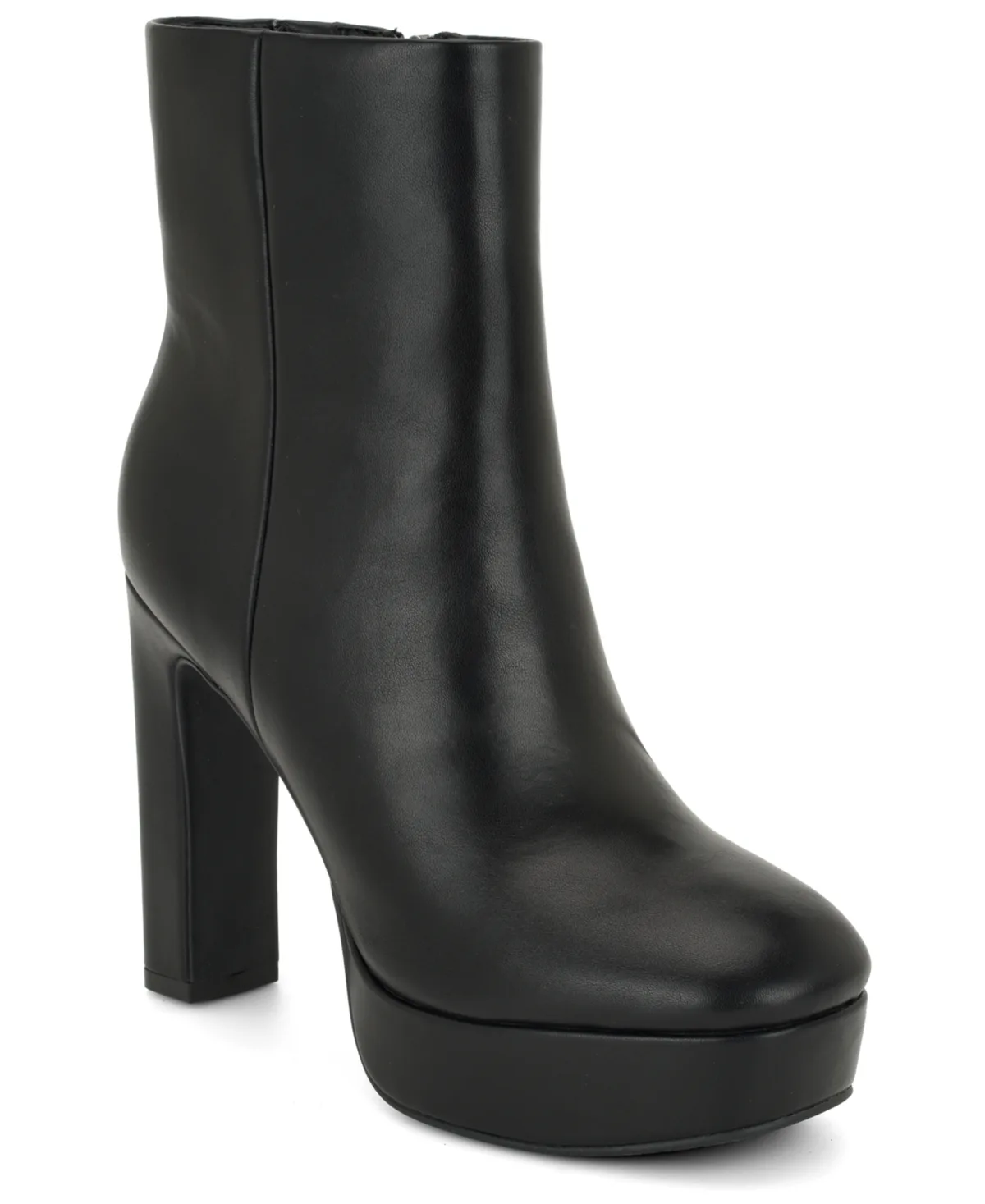 Danella Block Heel Platform Dress Booties