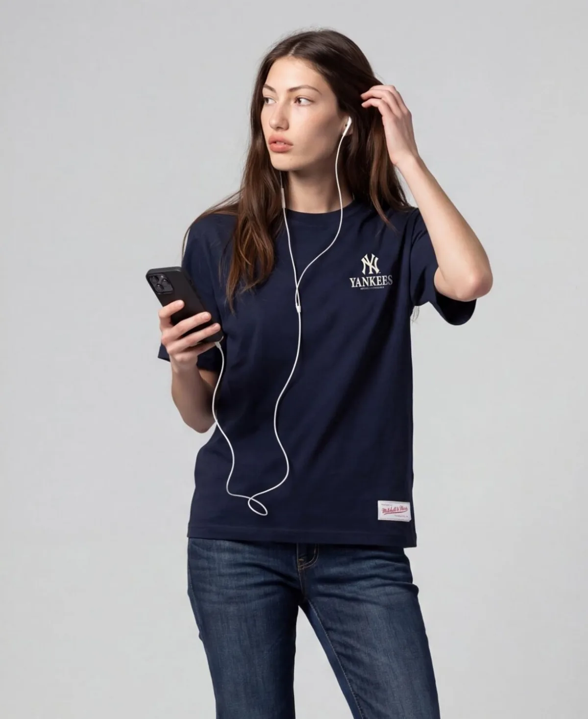 New York Yankees Core Essentials Crewneck Short-Sleeve T-Shirt by Mitchell & Ness