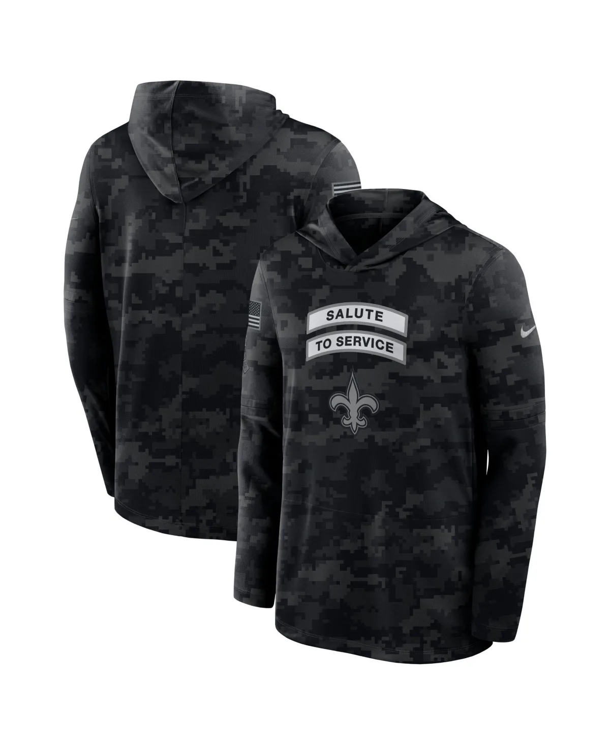 New Orleans Saints Sideline Lightweight Hooded Pullover by Nike