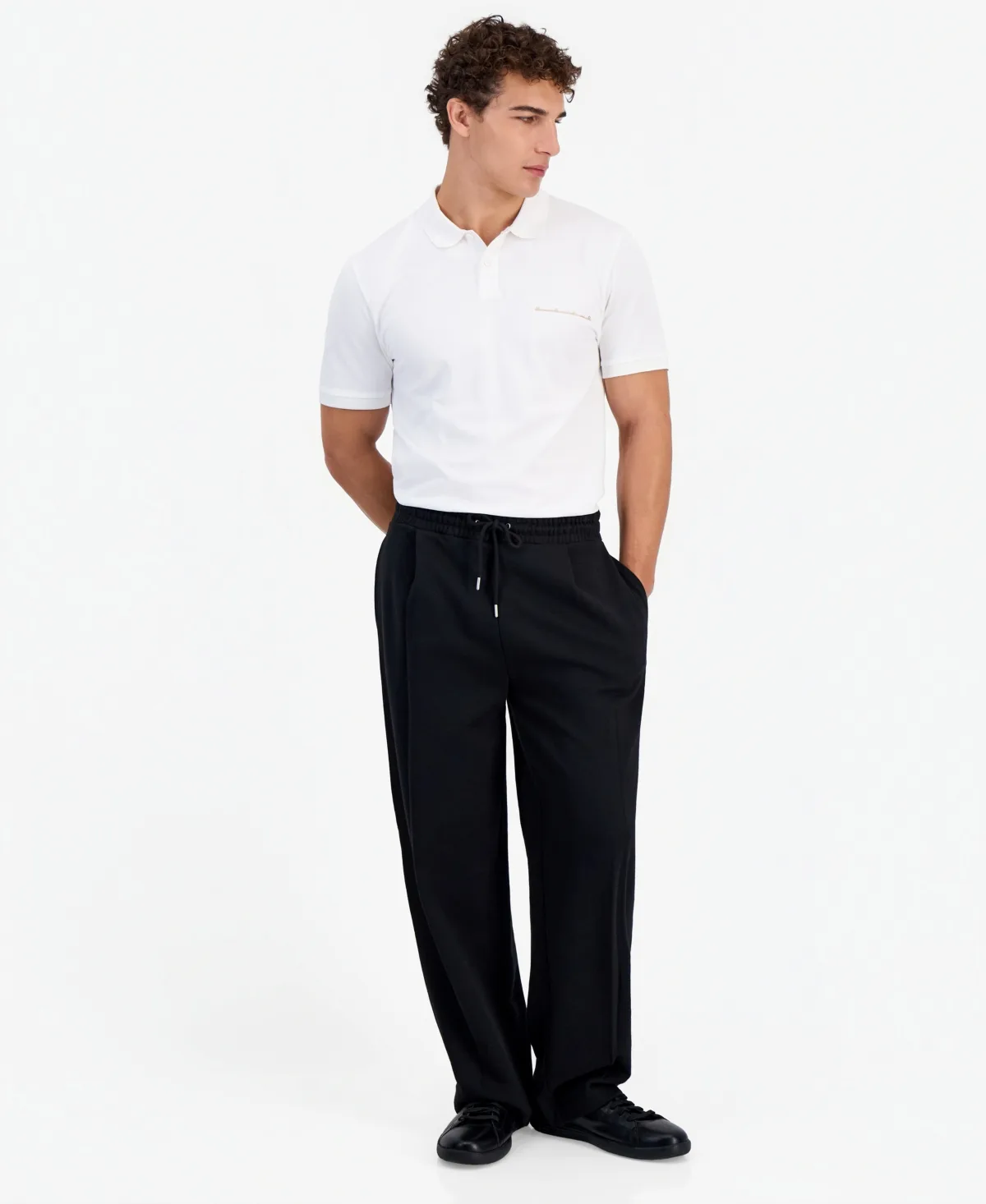 Devropant Regular-Fit Drawstring Straight-Leg Trouser Pants by Hugo Boss
