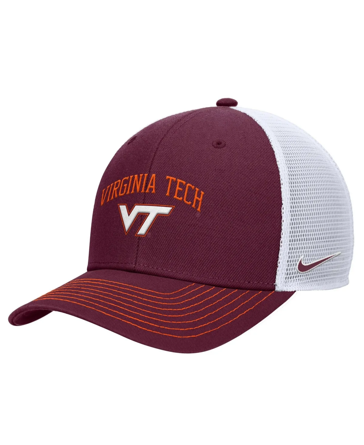 Virginia Tech Hokies Adjustable Mesh Heritage86 Trucker Hat by Nike