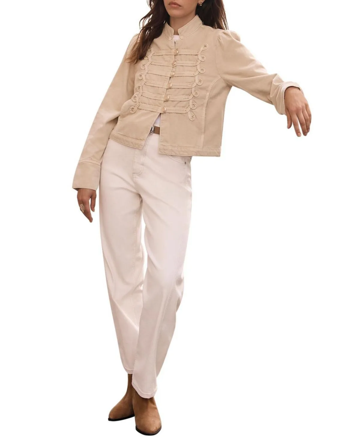 Military Denim Jacket by Mint Velvet