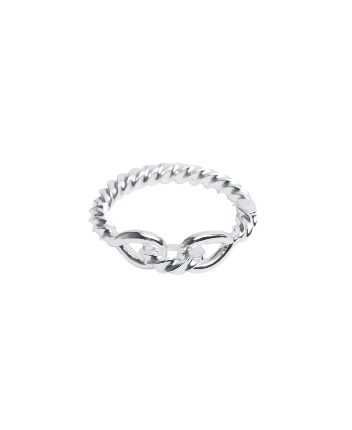 Silver-Tone Knot Bracelet by Mango