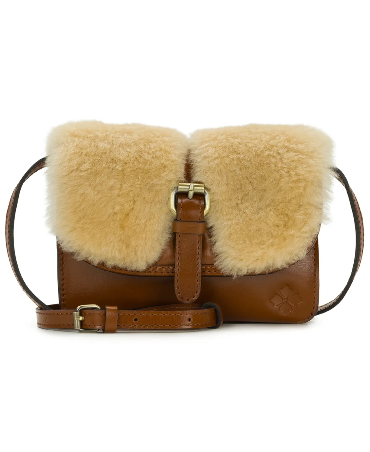 Torri Sherpa Mini Crossbody Handbag by Patricia Nash