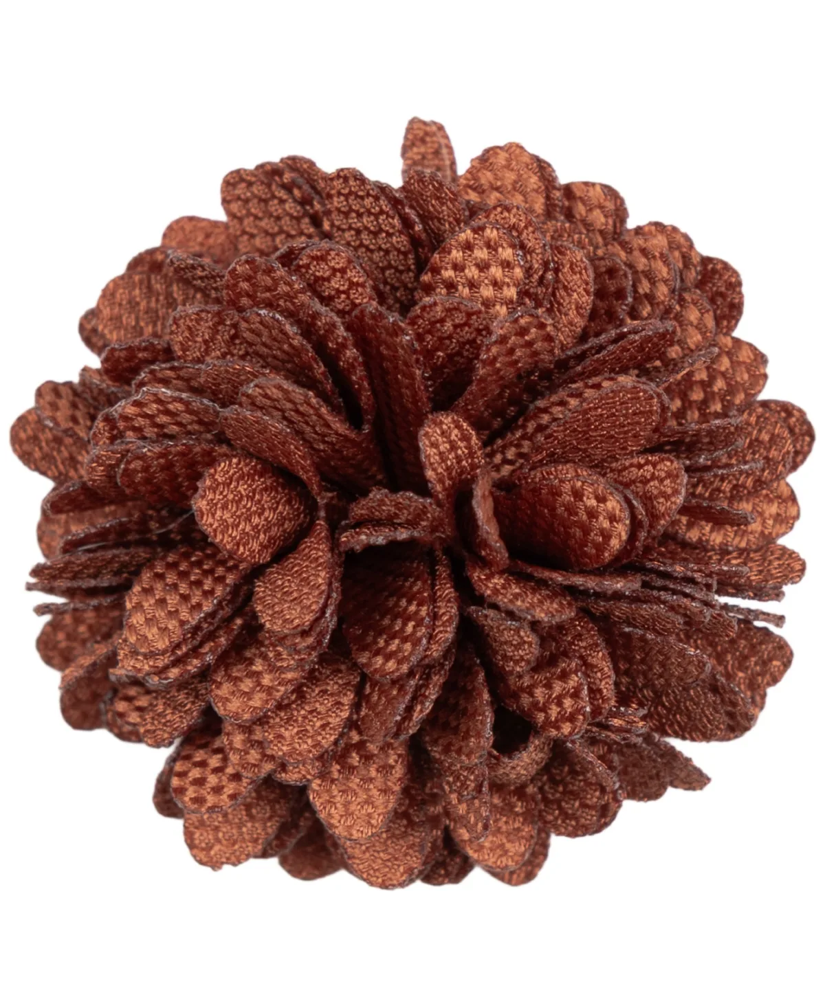 ConStruct Checkerboard Laser-Cut Petal Snap-Pin Closure Flower Lapel Pin by Construct