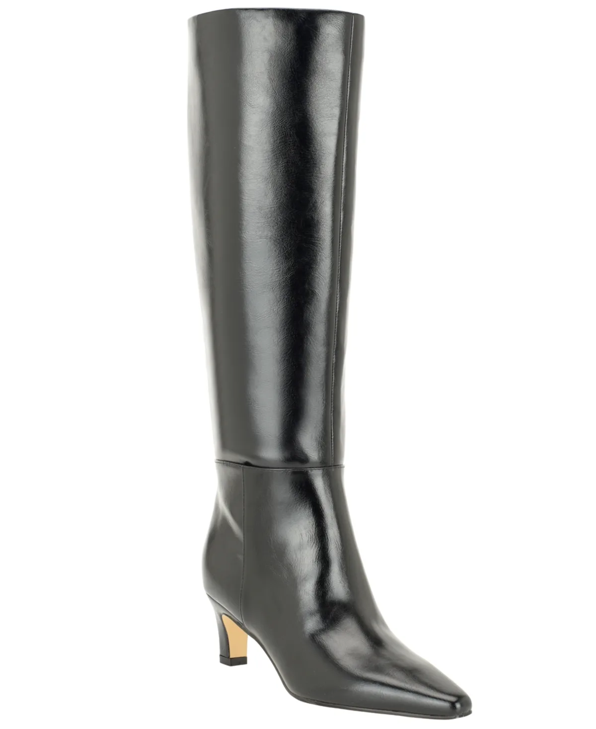 Preston Wide-Calf Kitten Heel Tall Boots by Calvin Klein