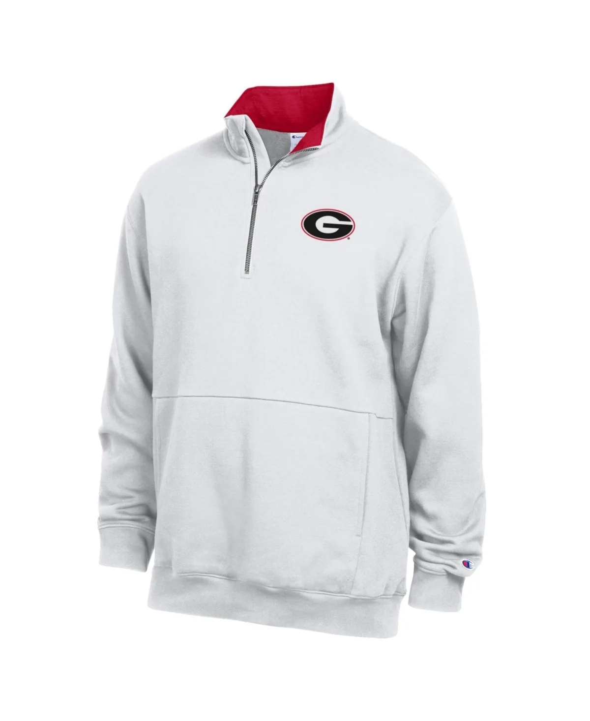 Georgia Bulldogs Fleece Quarter-Zip Pullover by Champion