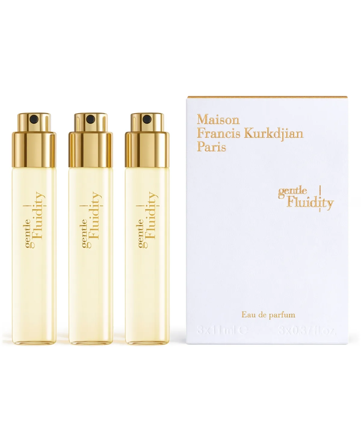 3-Piece Gentle Fluidity Gold Eau De Parfum Refills Set by Maison Francis Kurkdjian