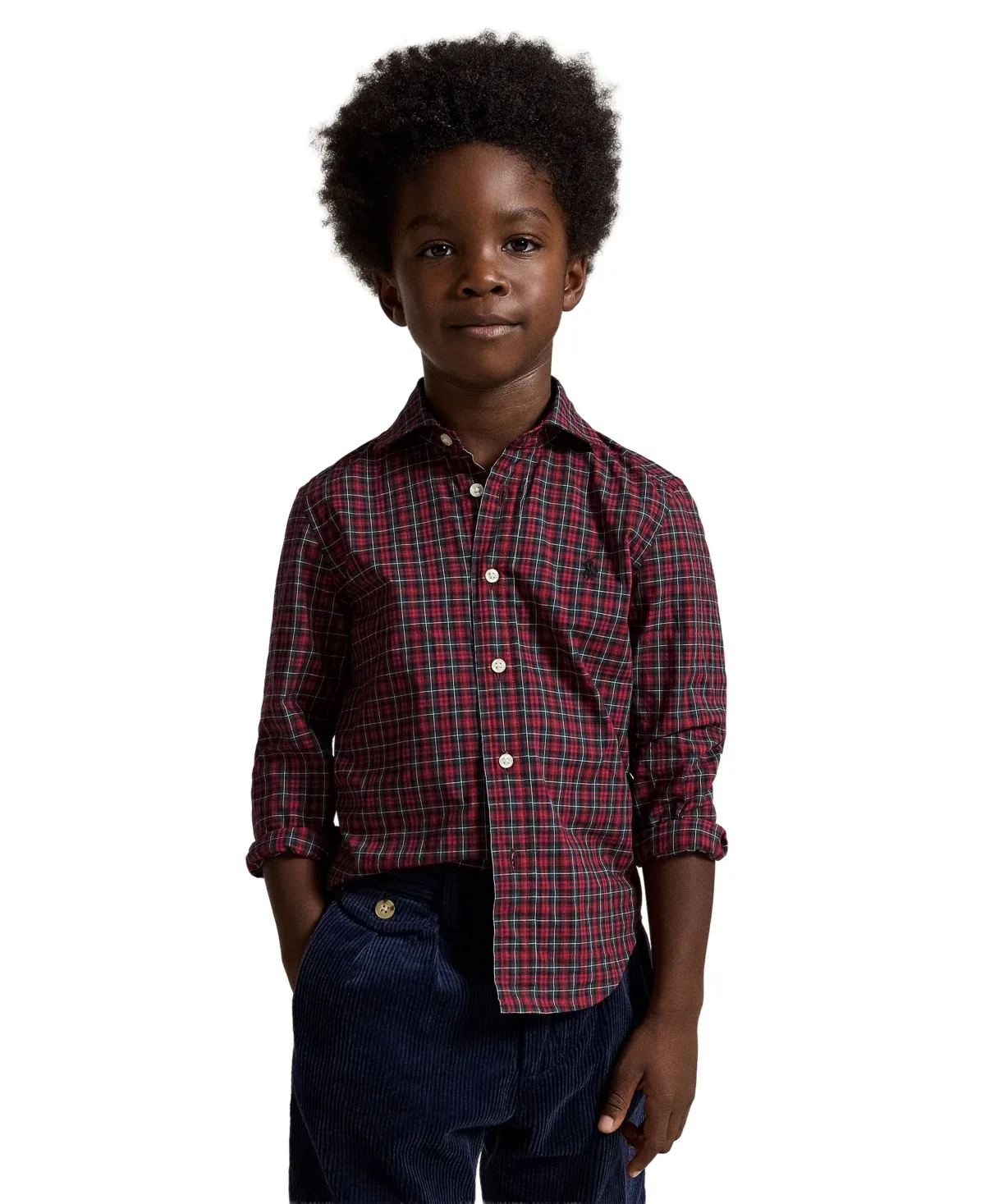 Plaid Cotton Poplin Shirt by Polo Ralph Lauren