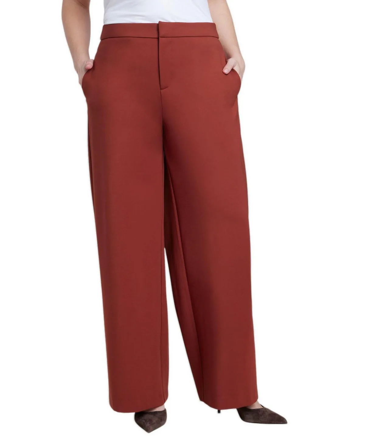 The Ultimate Stretch Wide Leg Pant by Eloquii