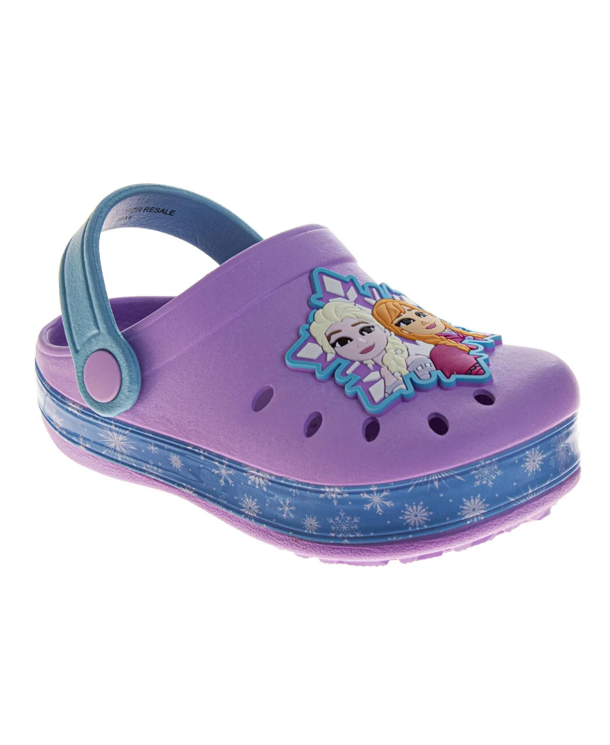 Frozen Elsa and Anna Shimmering Snowflake Clogs by Disney