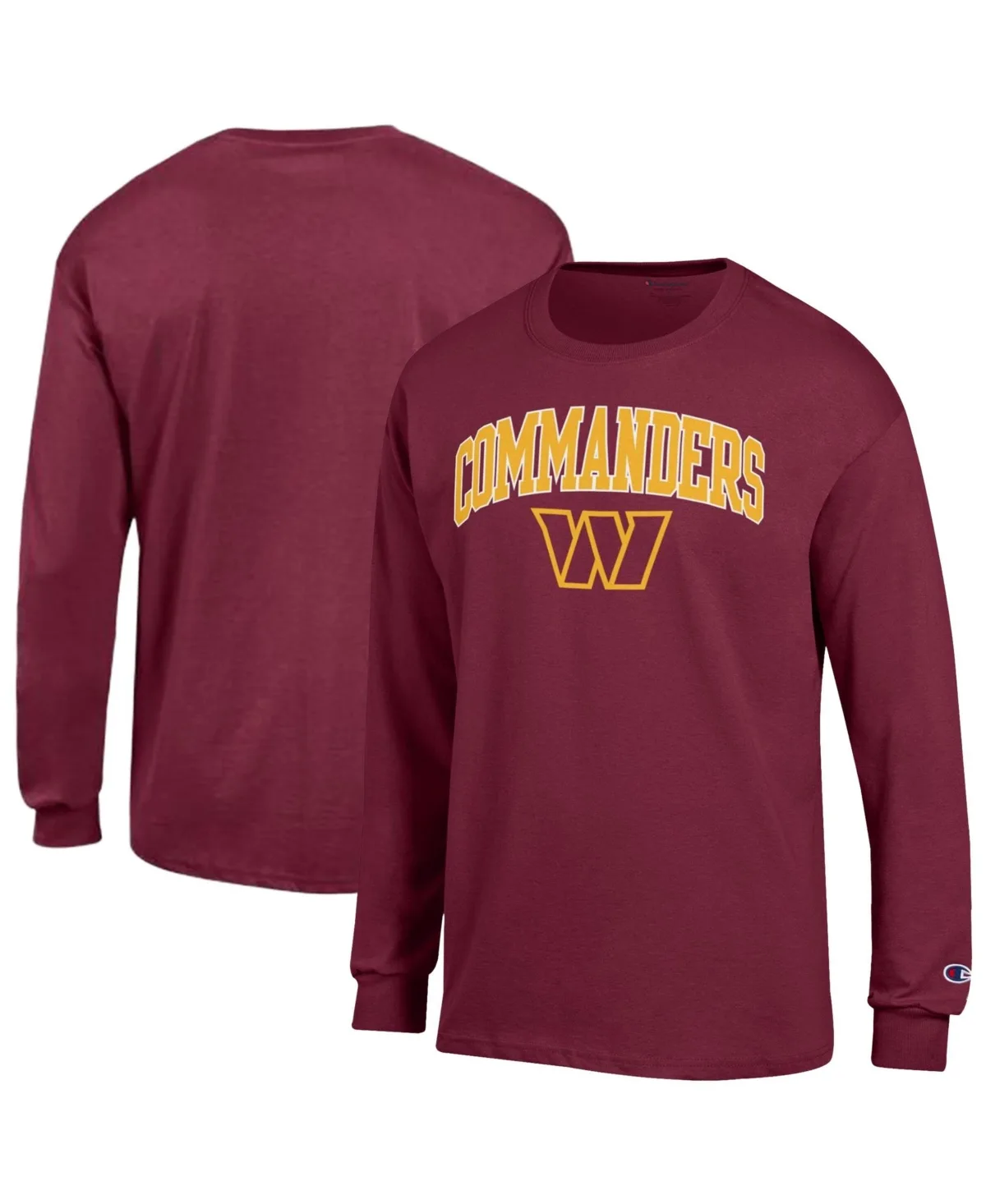 Washington Commanders Arch Over Logo Long-Sleeve T-Shirt by Champion