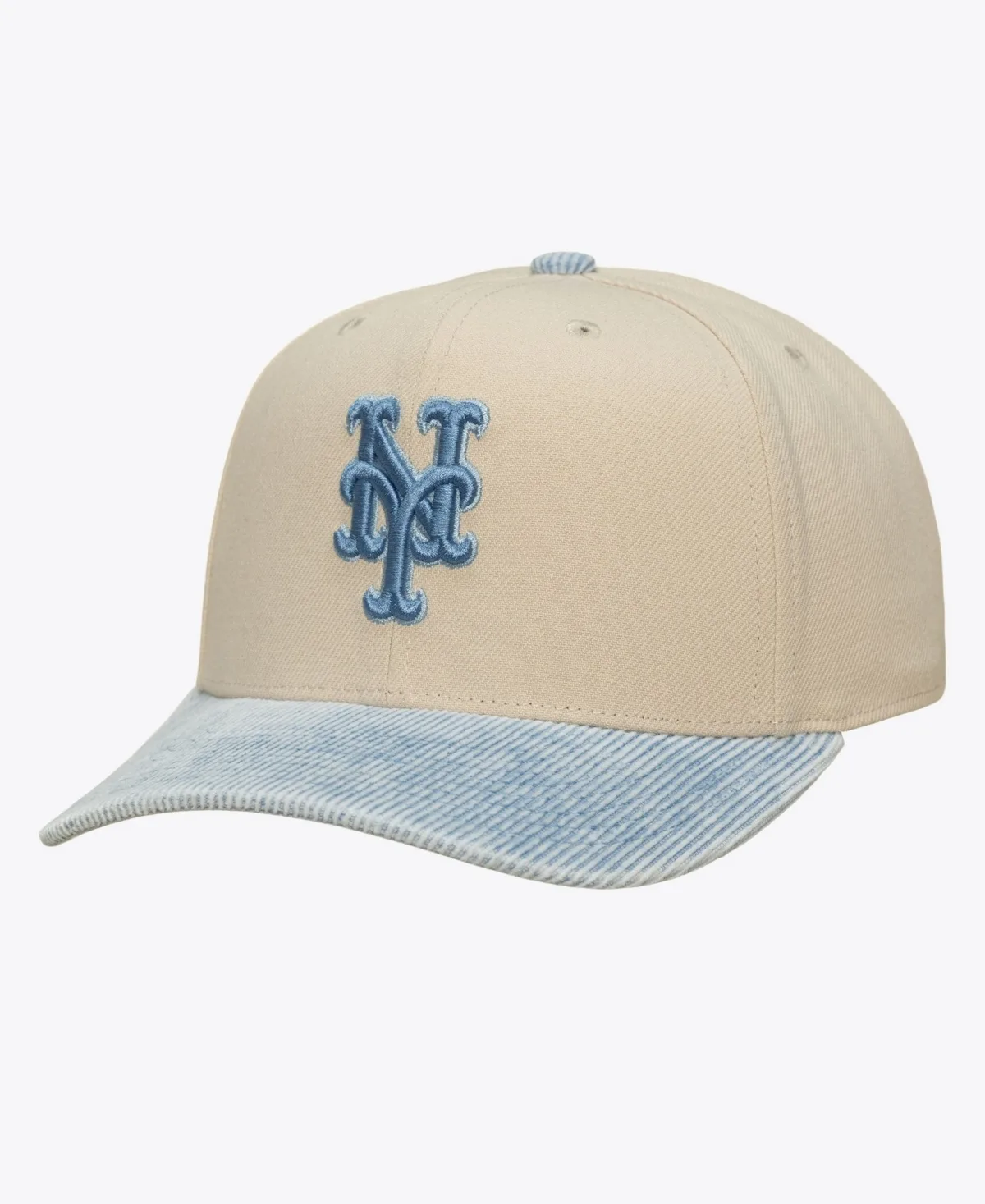 New York Mets Corduroy Snapback Baseball Cap by Mitchell & Ness