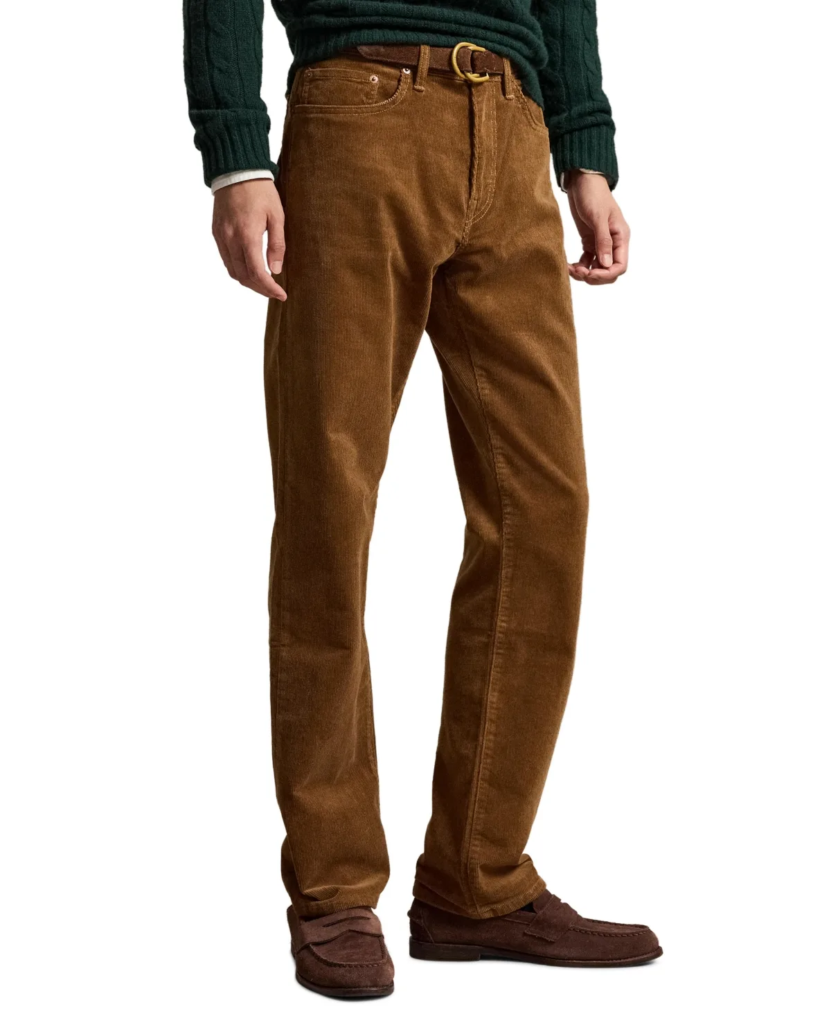 Hampton Stretch Straight-Leg Corduroy Pants