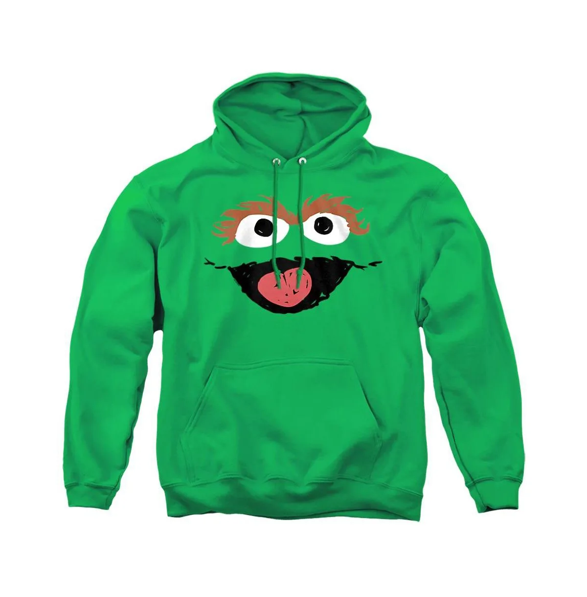 Oscar the Grouch Crayon Sketch Pull-Over Hoodie by Sesame Street
