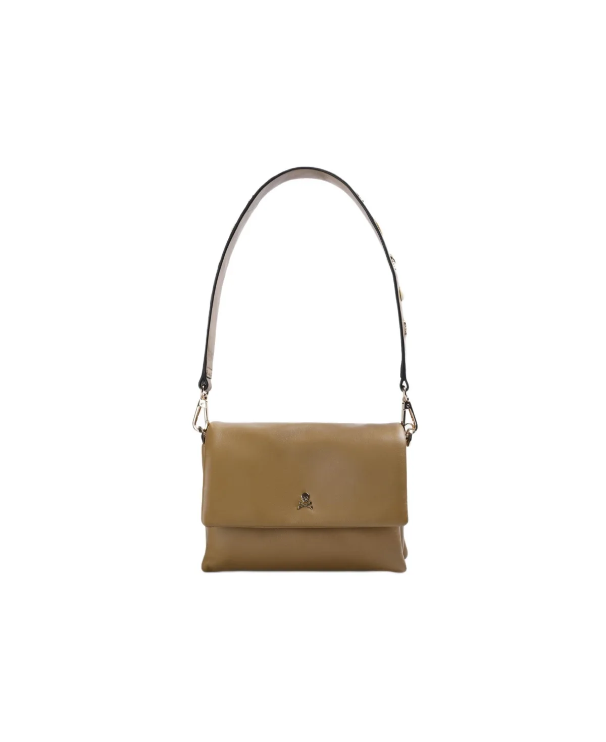 Cloud Sun Leather Hobo Shoulder Bag by Scalpers