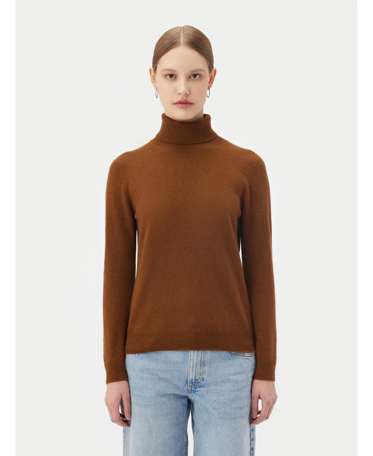 Essential Cashmere Turtle Neck Sweater by Gobi Cashmere