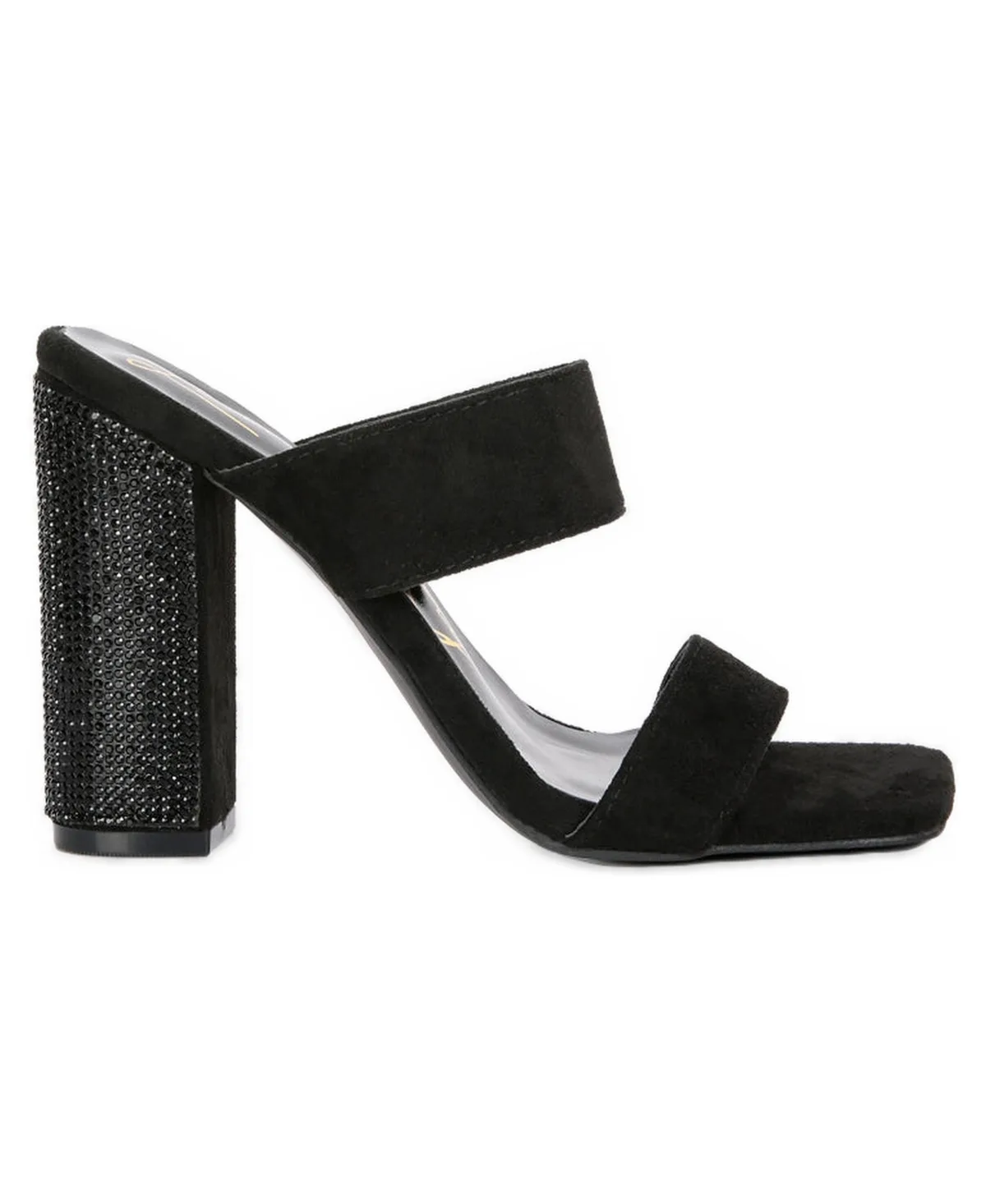 High Sass Rhinestone Embellished Sandals by London Rag