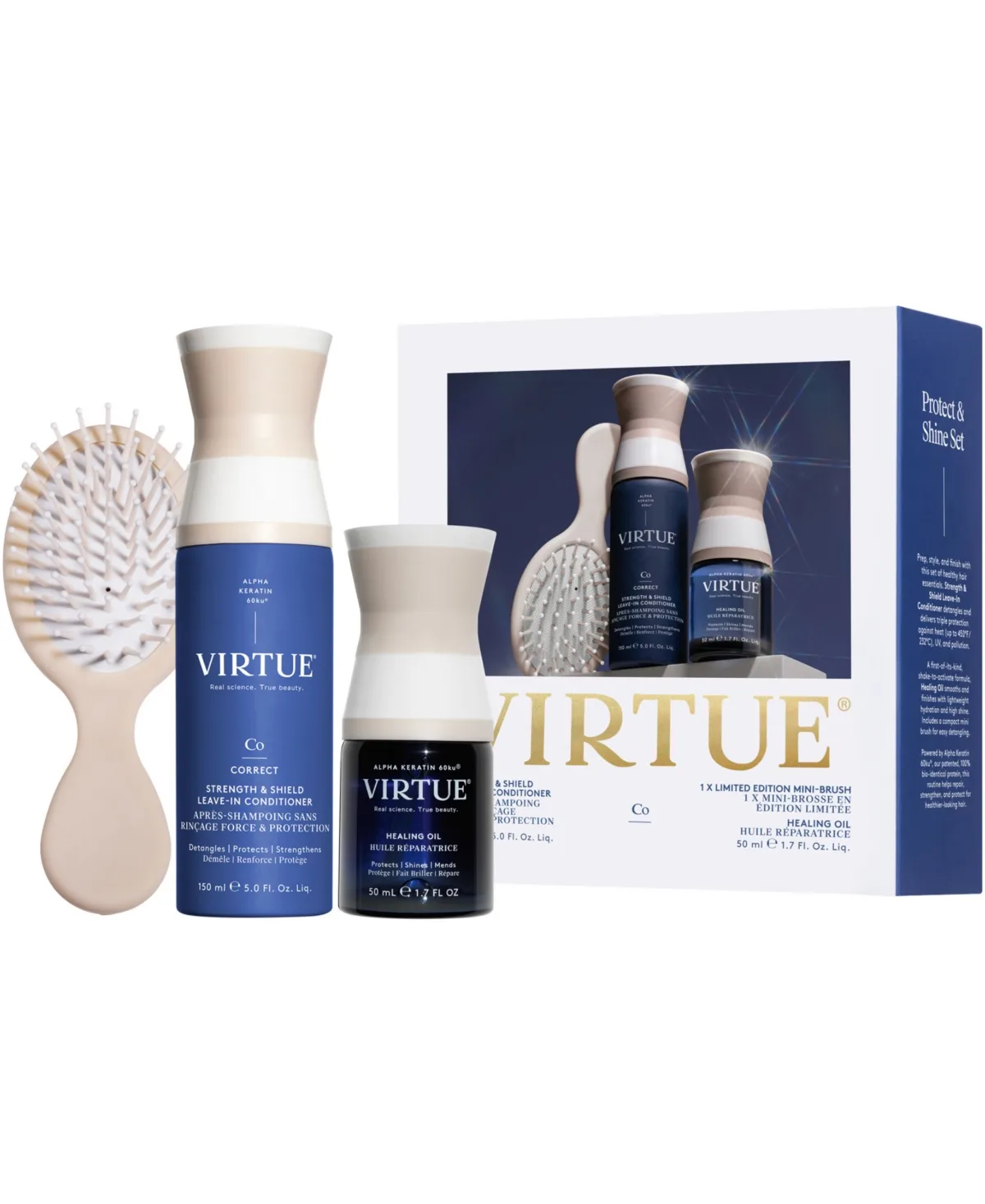 3-Piece Protect & Shine Holiday Set by Virtue