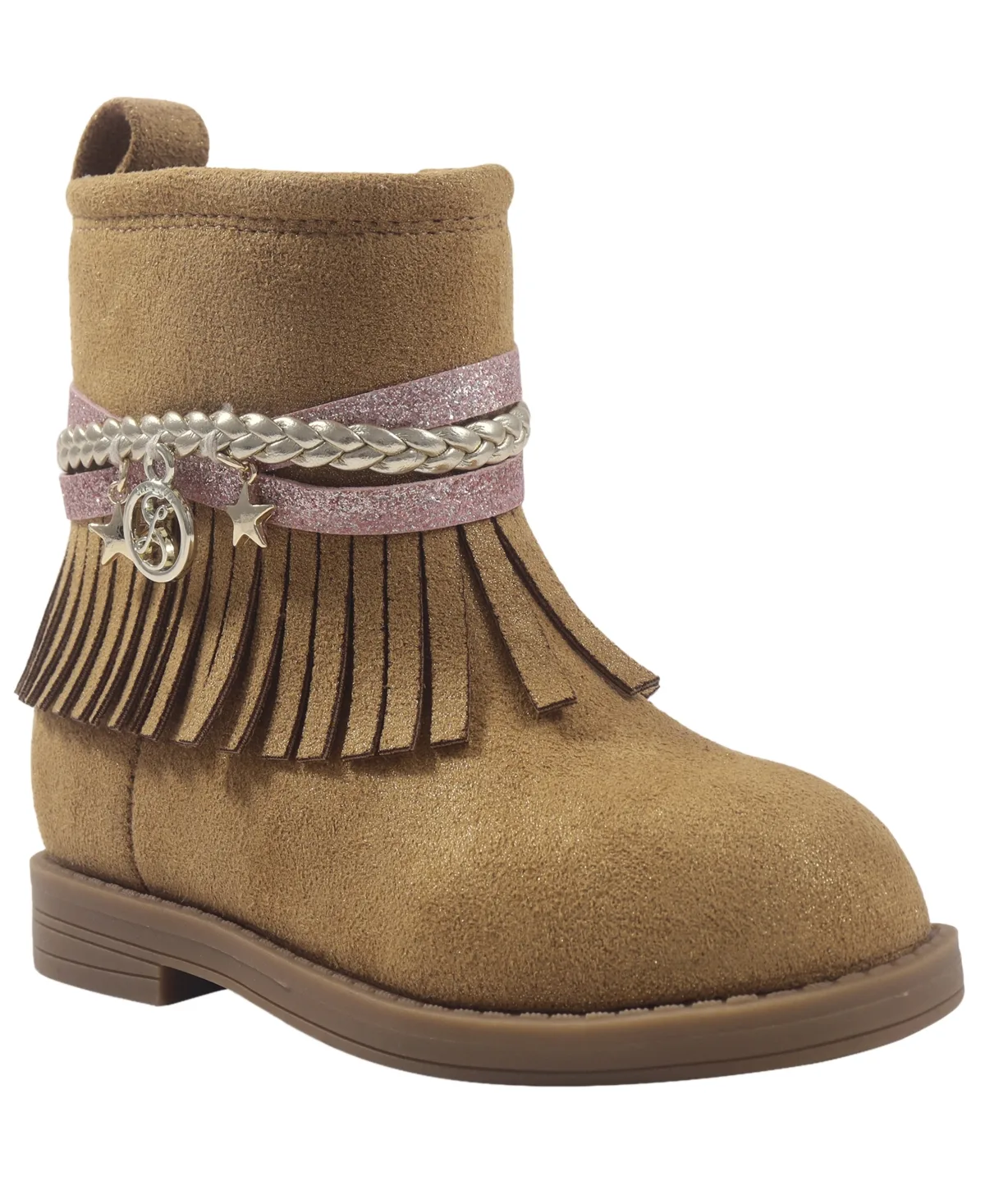 West Paty Western Glitter Fringe Boots by S.A.M.