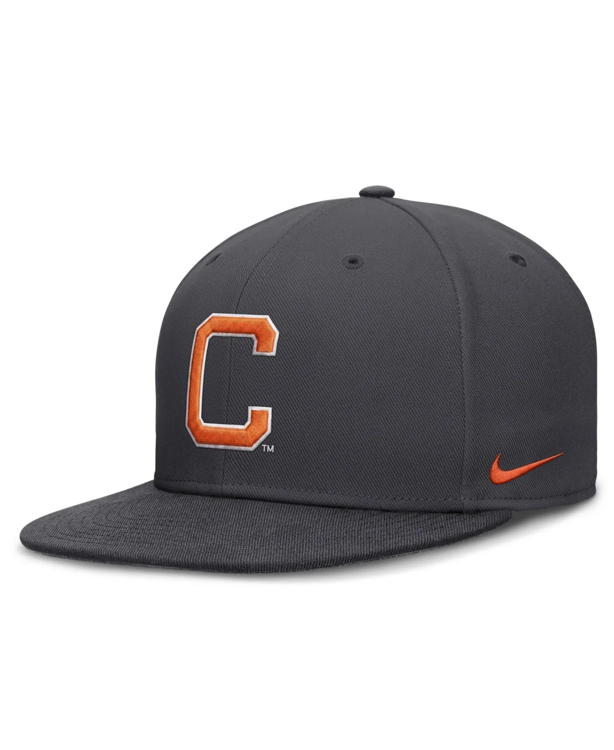 Clemson Tigers Fitted Flat-Bill Baseball Cap by Nike
