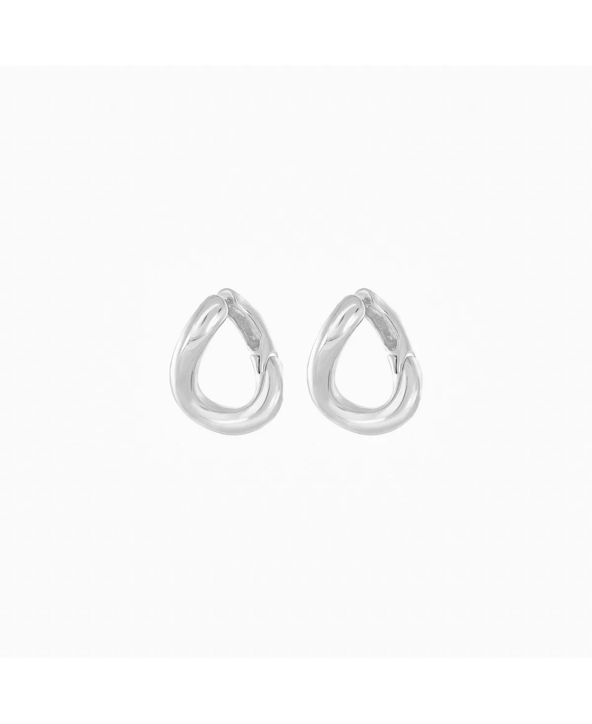 Josh & Chloe Chase Twisted Oval Link Earrings 14k Gold Plated Everyday Style by Chloé