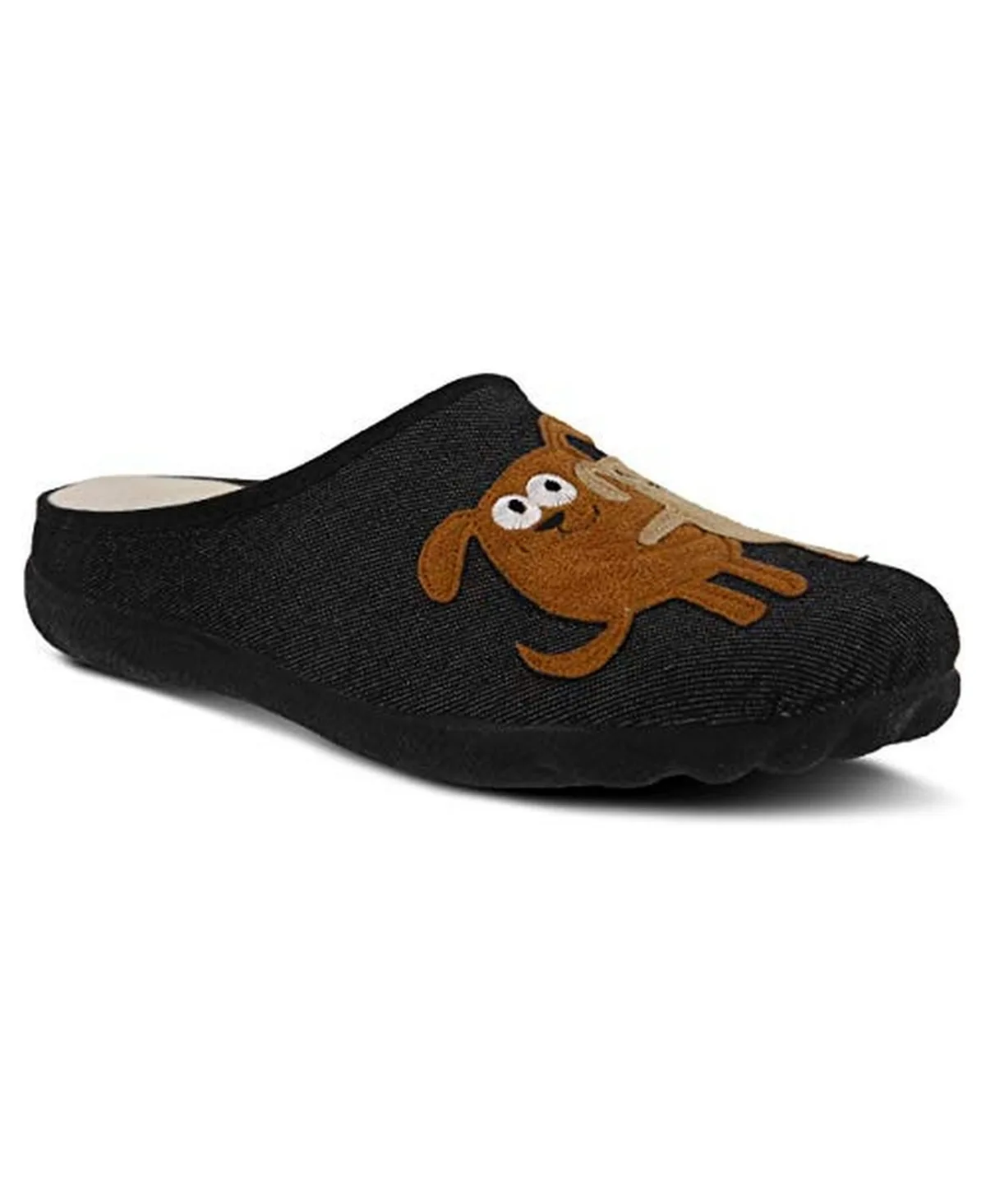 Petlove Slip-On Slipper Floral with Embroidery by Flexus