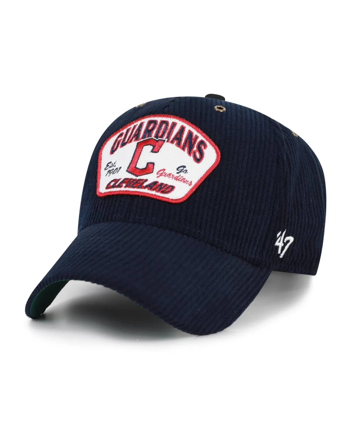 Cleveland Guardians Accordia Corduroy Mvp Adjustable Hat by 47 Brand