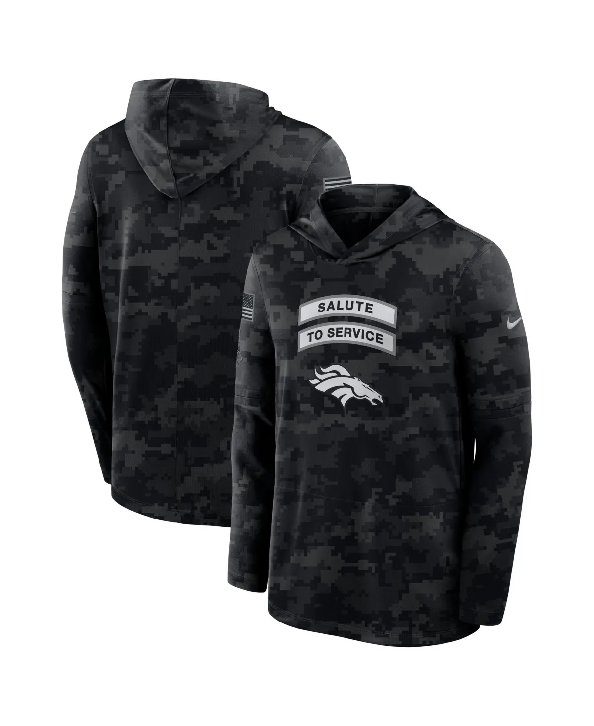 Denver Broncos Sideline Lightweight Hooded Pullover by Nike
