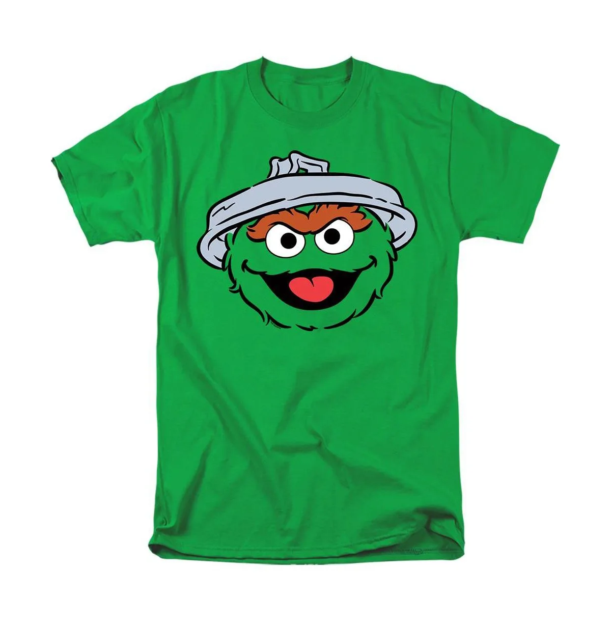 Sesame Street Oscar the Grouch Full Face Graphic Classic-Fit T-Shirt by Sesame Street