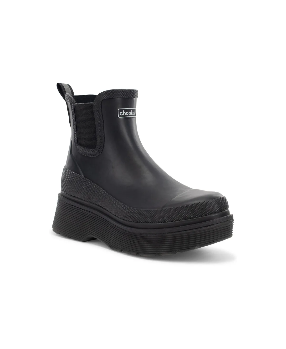Upland Platform Chelsea Rain Boot by Chooka