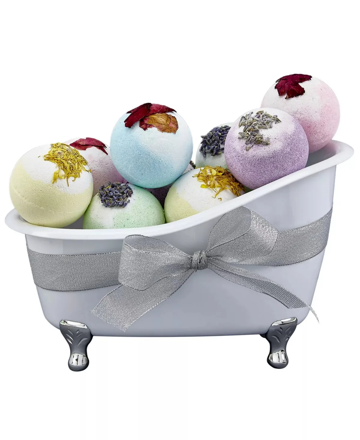 Bath Bomb Gift Set, 10 Piece Variety Spa Bath Set with 5 Fragrances by Lovery