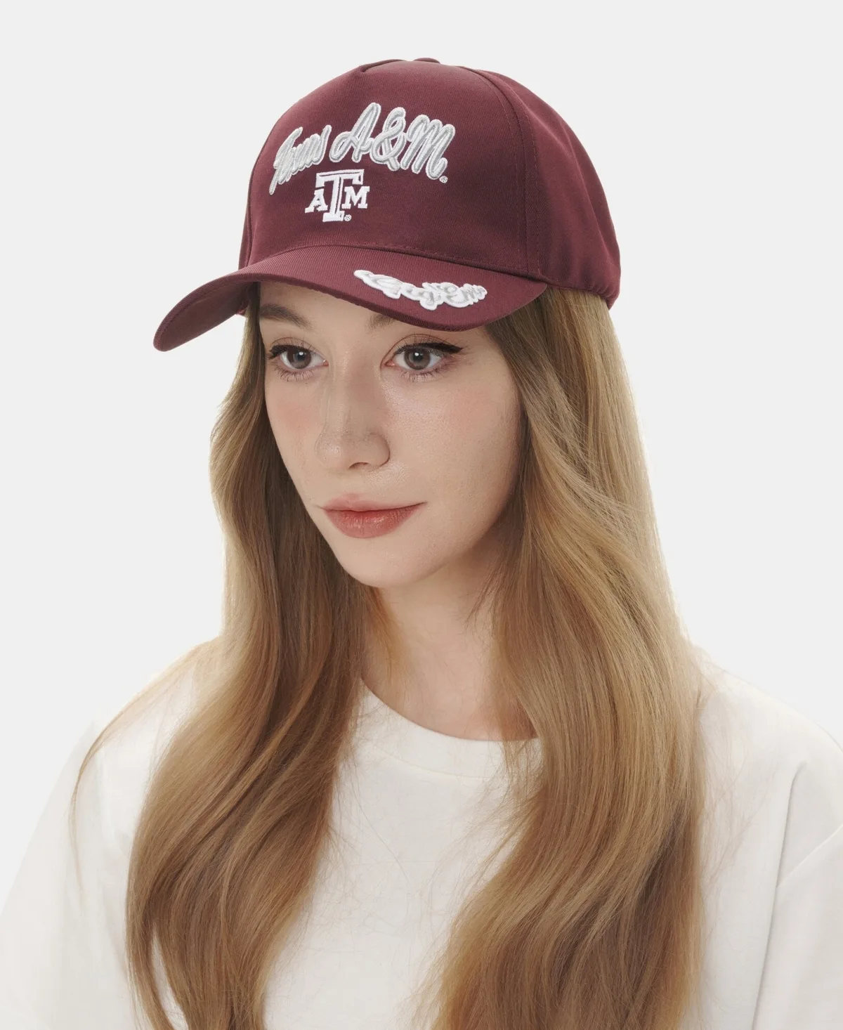 Texas A&M Aggies Sweet Spirit Embroidered A-Frame Baseball Cap by Zoozatz