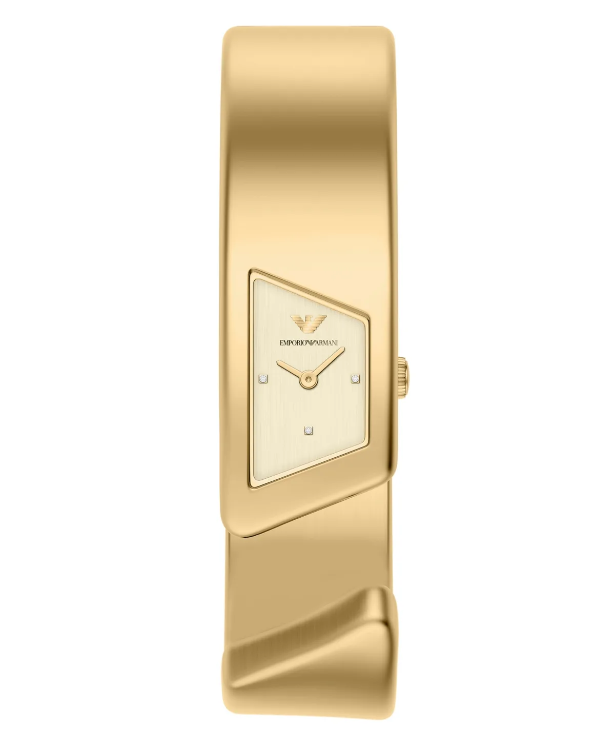 Emporio Armani Quartz Two-Hand Eagle Story Gold-Tone Stainless Steel Watch 20mm by Armani