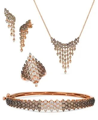 Chocolate Ombre Diamond in 14k Rose Gold by Le Vian