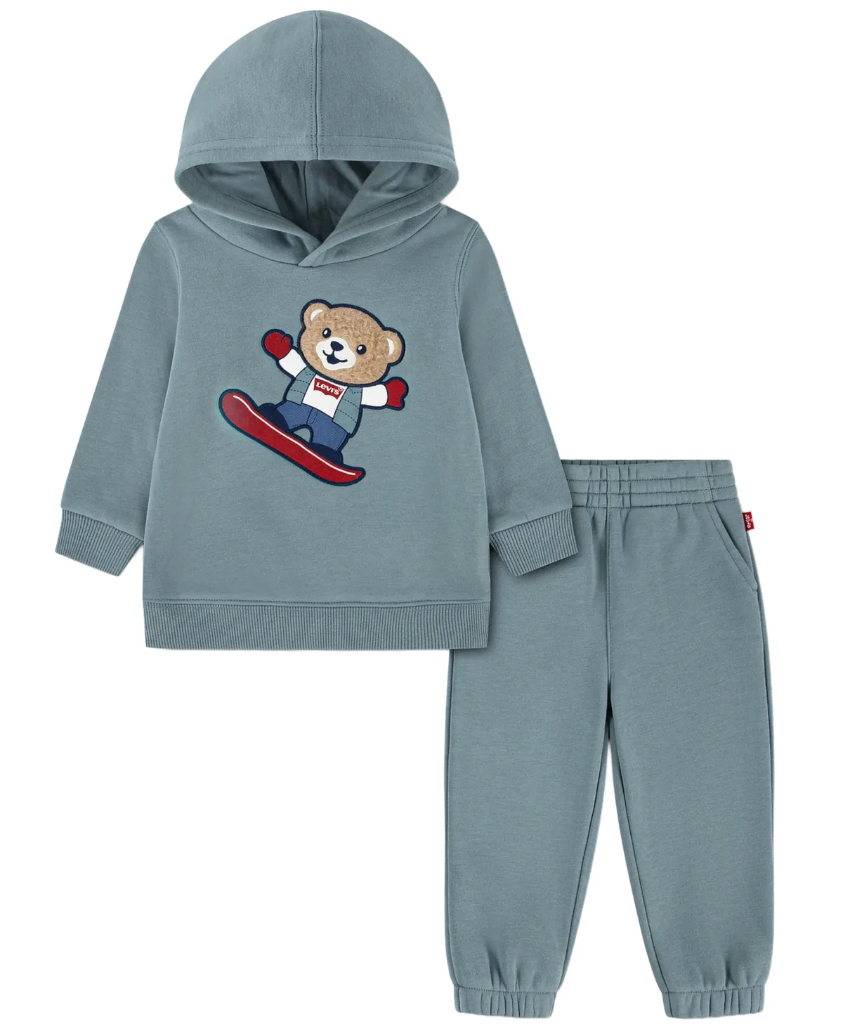 Long-Sleeve Snowboarding Bear Hoodie and Joggers, 2-Piece Set by Levi's