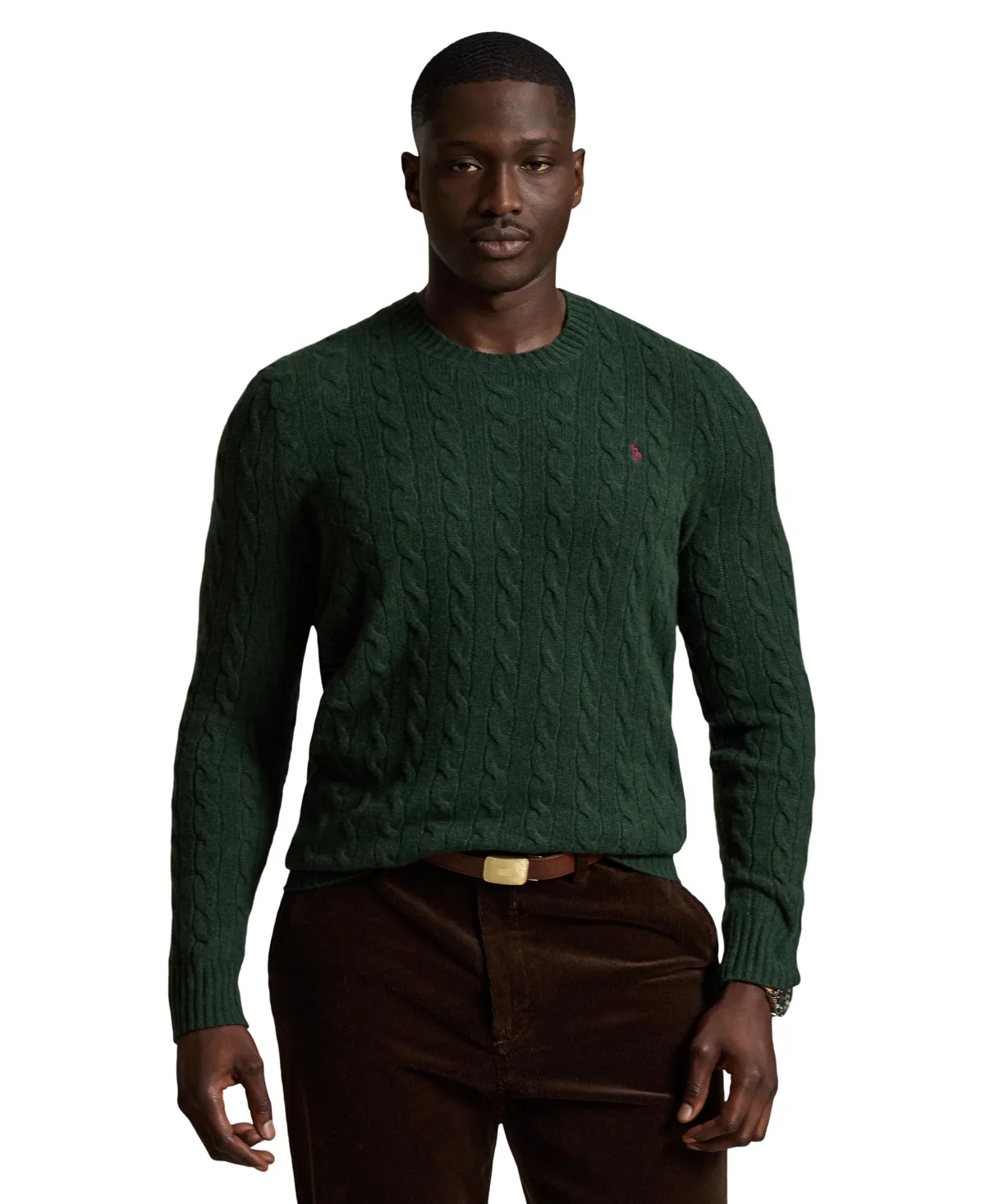 Cable-Knit Wool-Cashmere Sweater by Polo Ralph Lauren